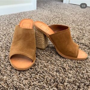 Dolce Vita Tan Suede Sandals
